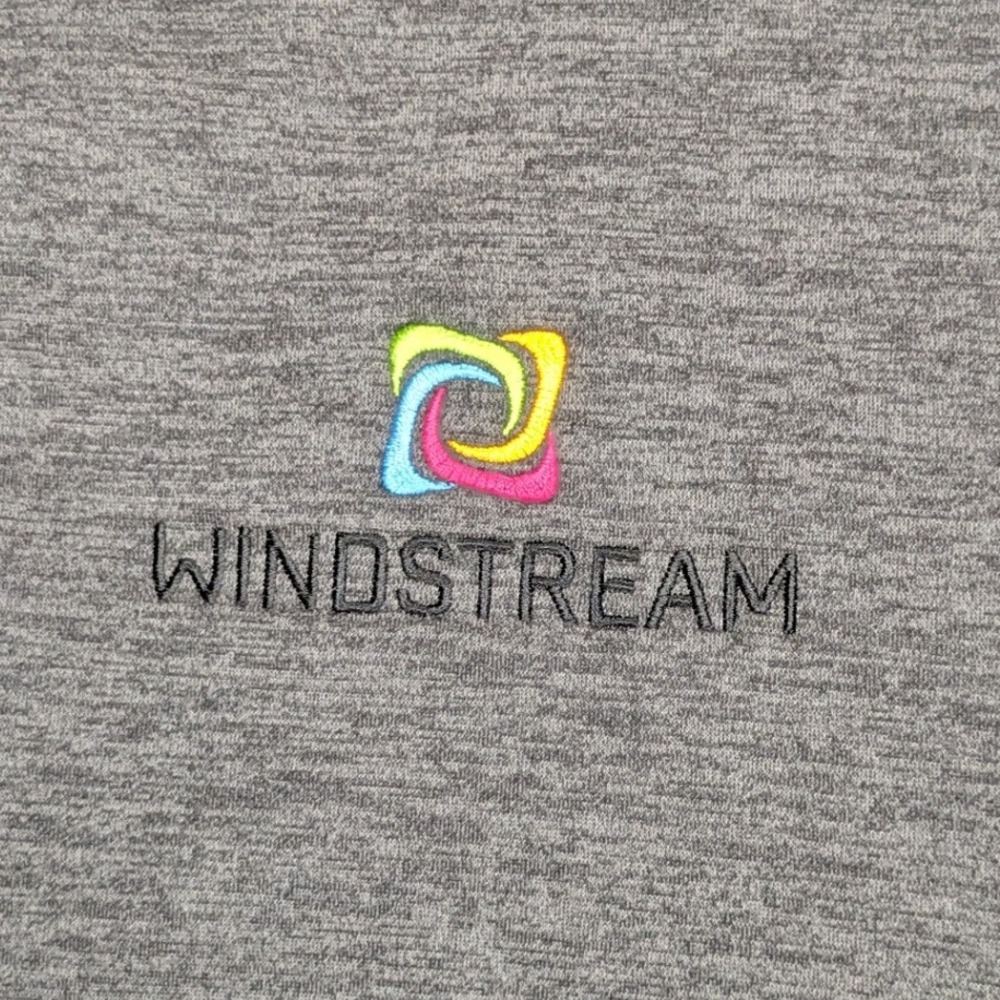 The North Face Windstream Pullover Gray Fleece Ja… - image 5